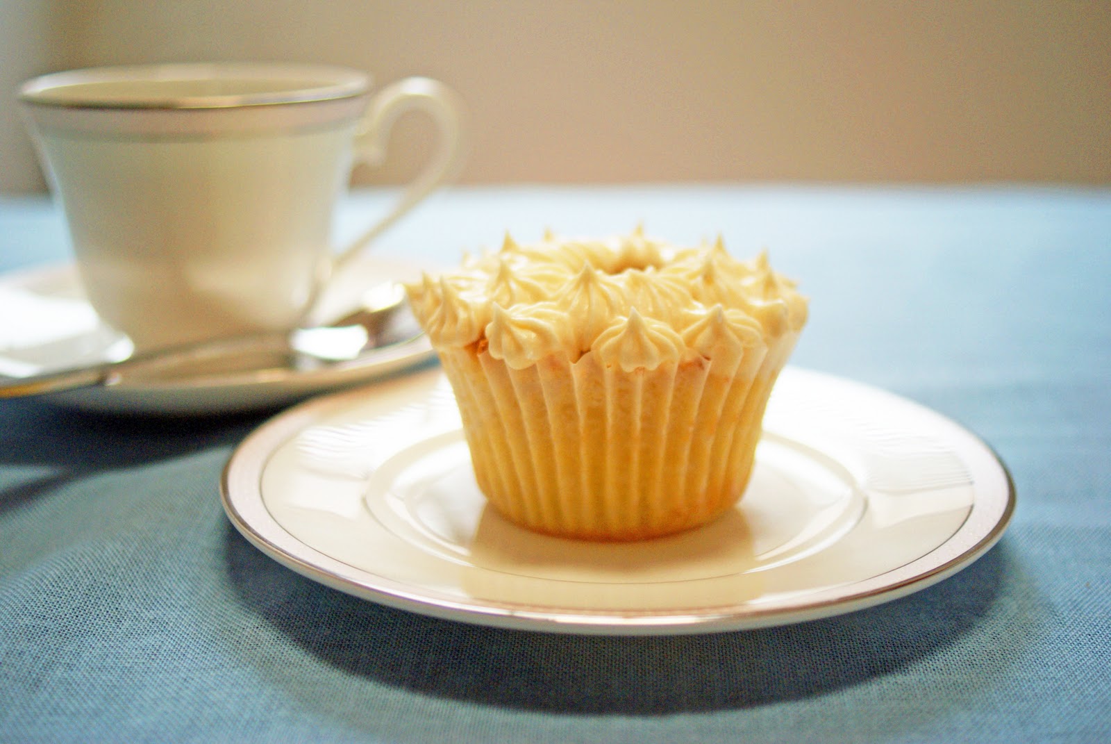 Chocolate Buttermilk Cupcake With Butterscotch Frosting